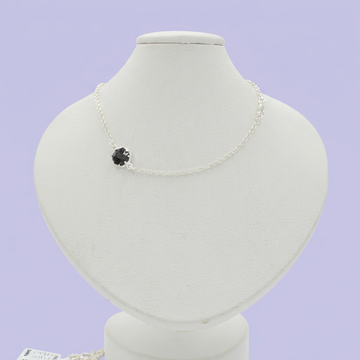 Gargantilla de Plata .925 con Zirconias Oscuras en Diseño Elegante mod. 2435