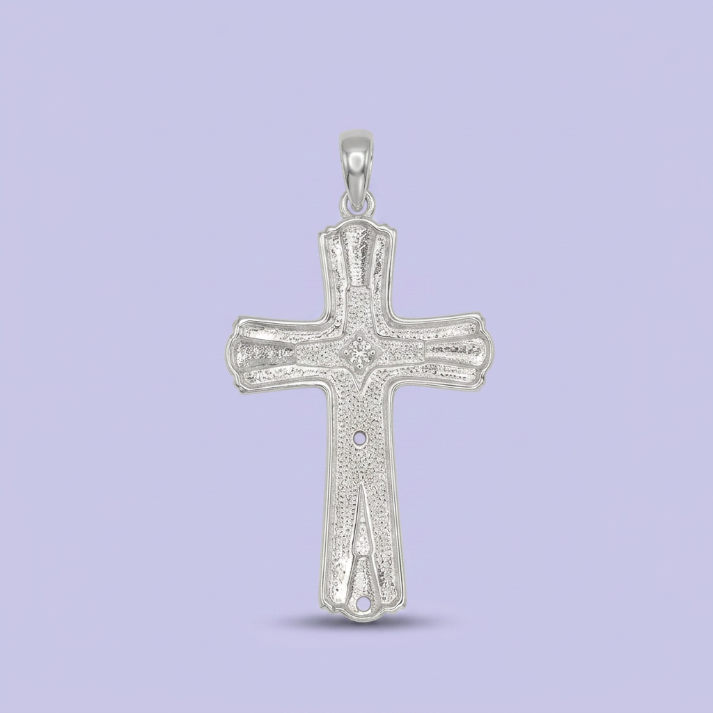 Dije de Plata .925 Cruz con Cristo mod. 2601