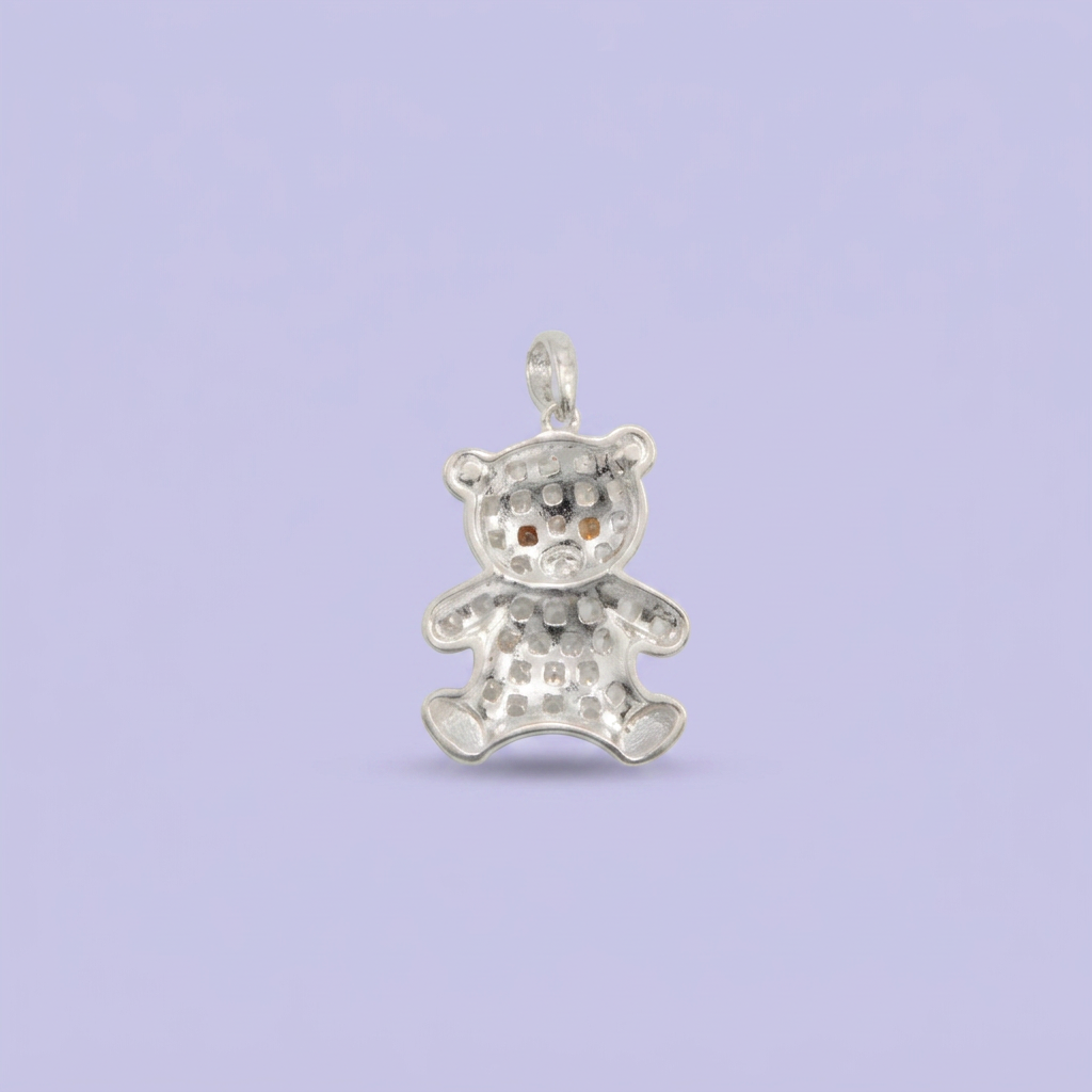 Dije de Plata .925 Oso con Zirconias mod. 2704