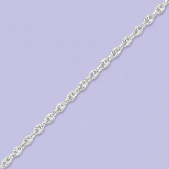 Pulsera de Plata .925 Tejido Grano de Café mod. 2146