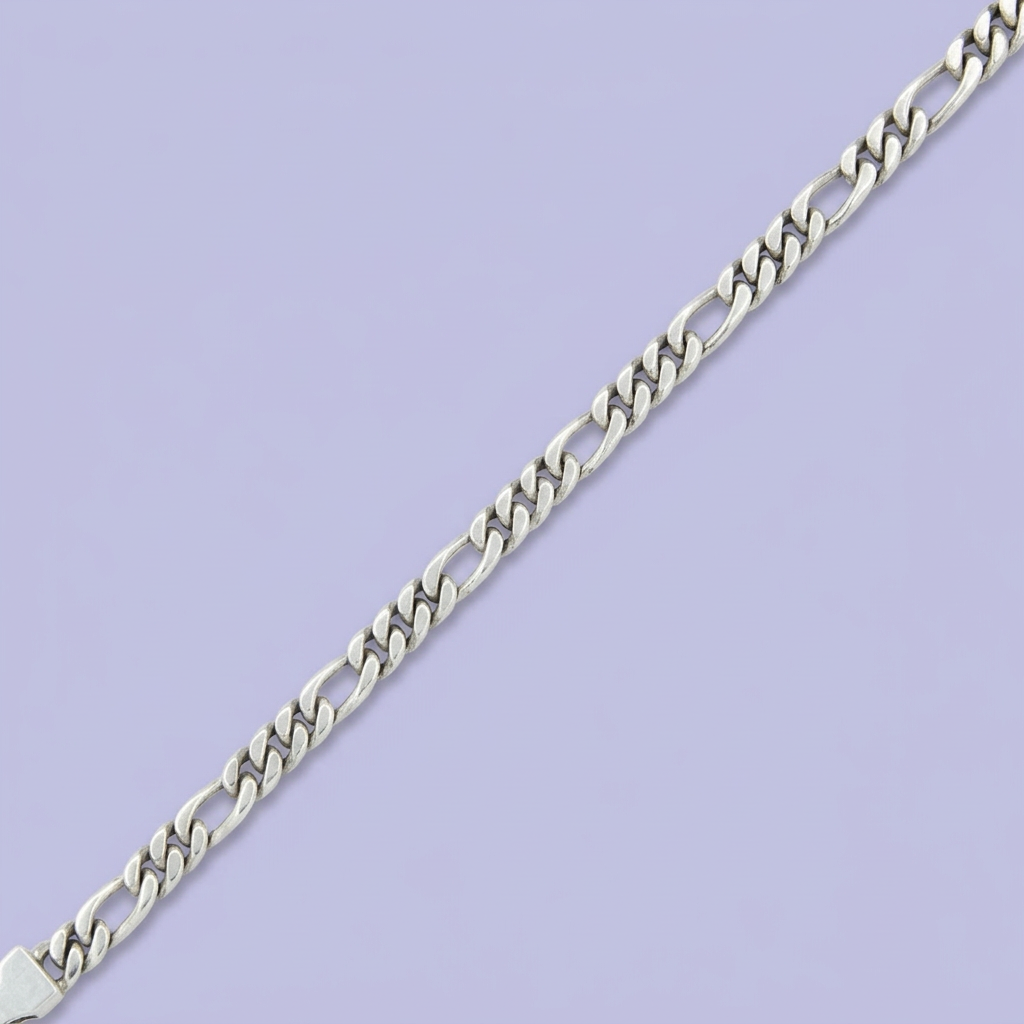 Pulsera de Plata .925 3x1 Lisa mod. 2135