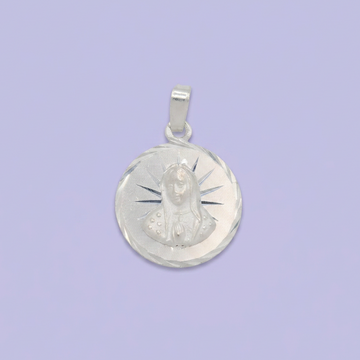 Medalla de Plata .925 Virgen Guadalupe con Diamantado Fino mod. 2563
