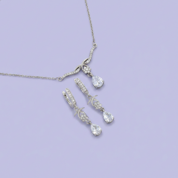 Coordinado de Plata .925 Lágrima de Zirconia mod. 2768