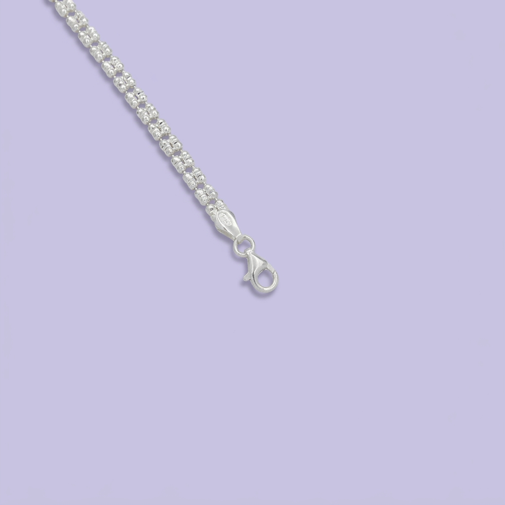 Pulsera de Plata .925 con Tejido Tipo Tennis mod. 2286