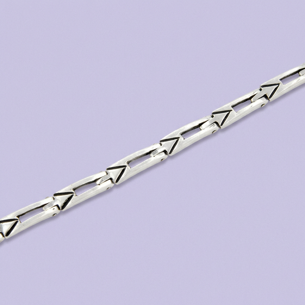 Pulsera de Plata .925 Barroco con Diseño de Flechas mod. 2138