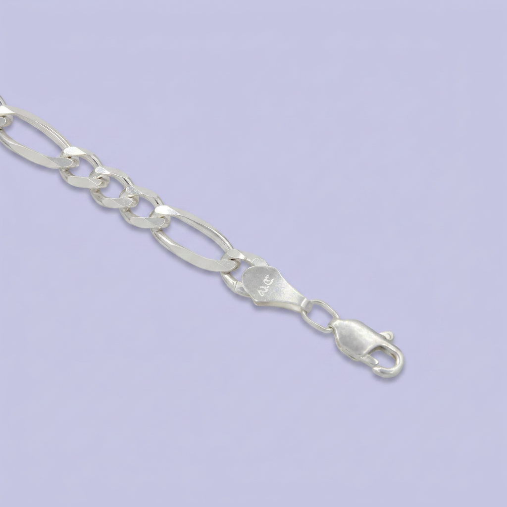 Esclava de Plata .925. de Tejido 3x1 Facetado Sólido mod. 2399