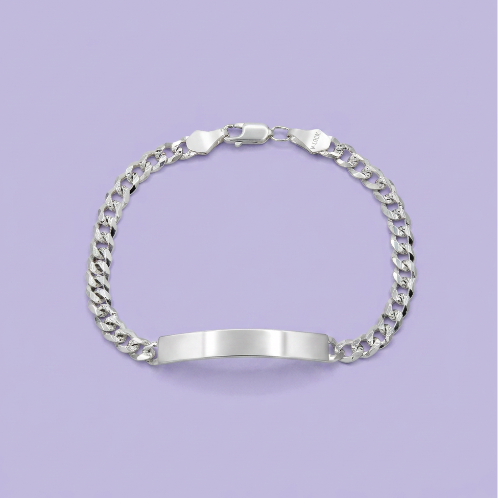 Esclava de Plata .925. de Tejido Barbado Elegante diamantado mod. 2410