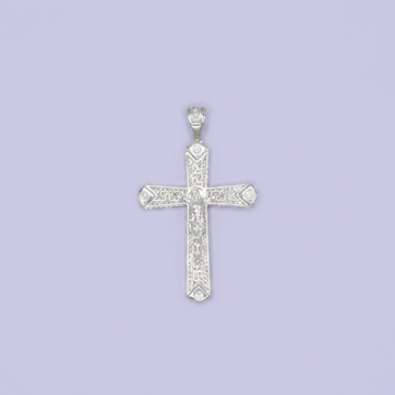 Dije de Plata .925 Crucifijo con Finas Grecas mod. 2728