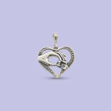 Dije de Plata .925 Corazón Madre e Hijo mod. 2513