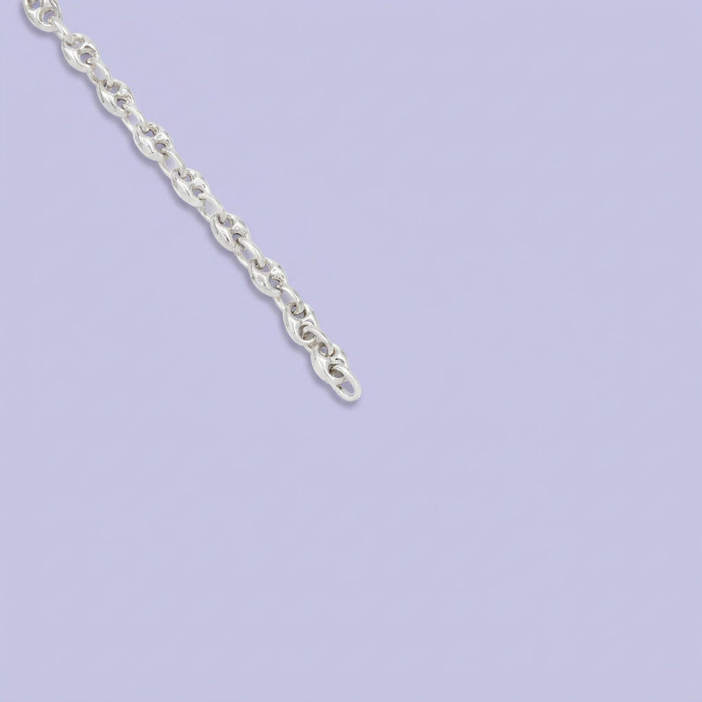 Pulsera de Plata .925 Tejido Grano de Café mod. 2146