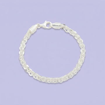 Pulsera de Plata .925 de Tejido Rolo Doble mod. 2456