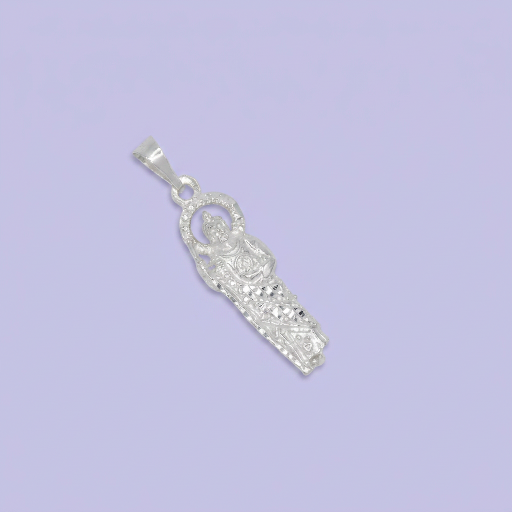 Dije Bulto de Plata .925 San Judas con Diamantado mod. 2545