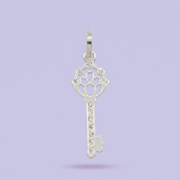 Dije de Plata .925 Llave con Zirconias Finas mod. 2515