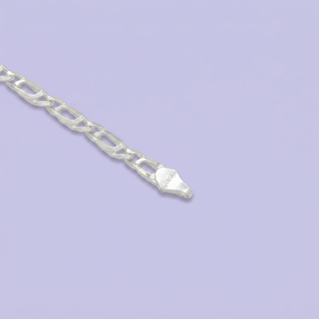 Pulsera de Plata .925 Tejido Ojo de Tigre Hueco mod. 2450