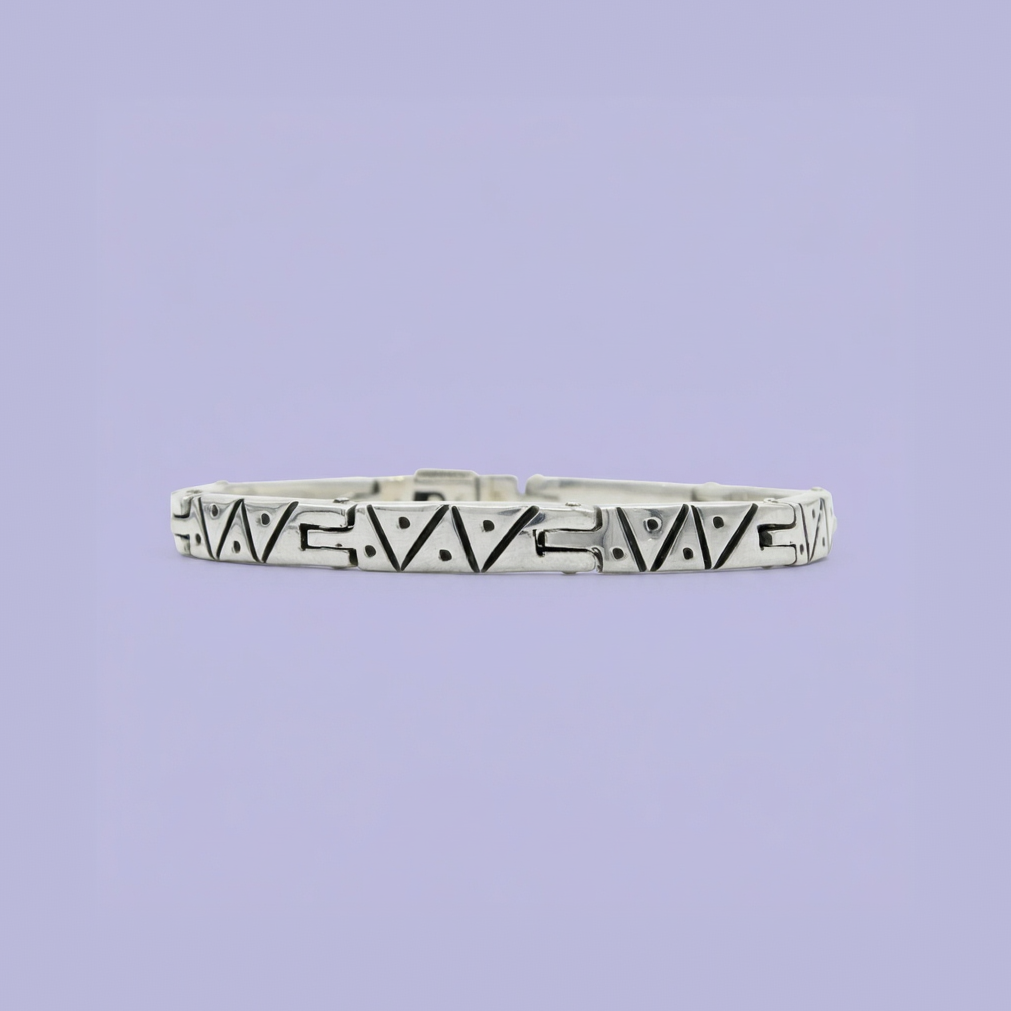 Pulsera de Plata .925 Barroco Triangulos mod. 2132