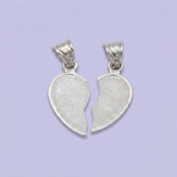Dije de Plata .925 Corazón Fino en Pareja mod. 2508