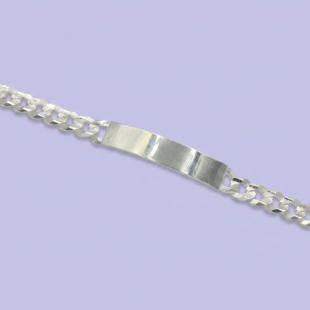 Esclava de Plata .925. de Tejido Barbado Monarca Diamantada mod. 2485