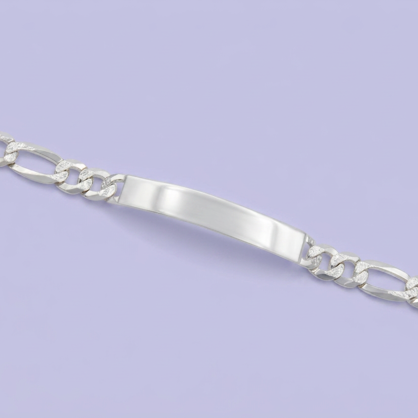 Esclava de Plata .925. de Tejido 3x1 Facetado con Diamantado Especial mod. 2398
