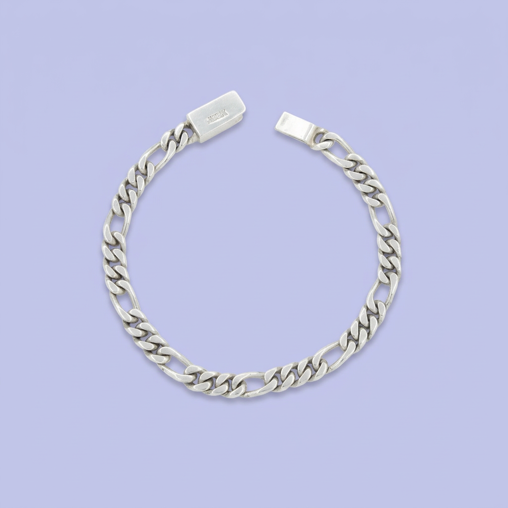 Pulsera de Plata .925 3x1 Lisa mod. 2135