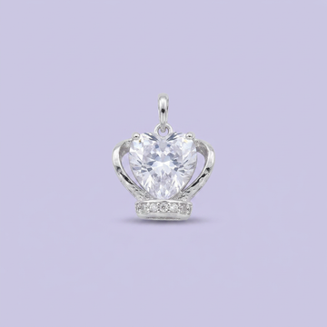 Dije de Plata .925 Corona con Zirconia Brillante mod. 2499