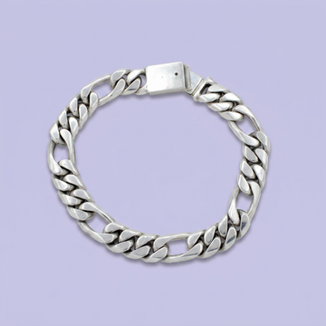 Pulsera de Plata .925 Tejido 3x1 Solido  mod. 2451
