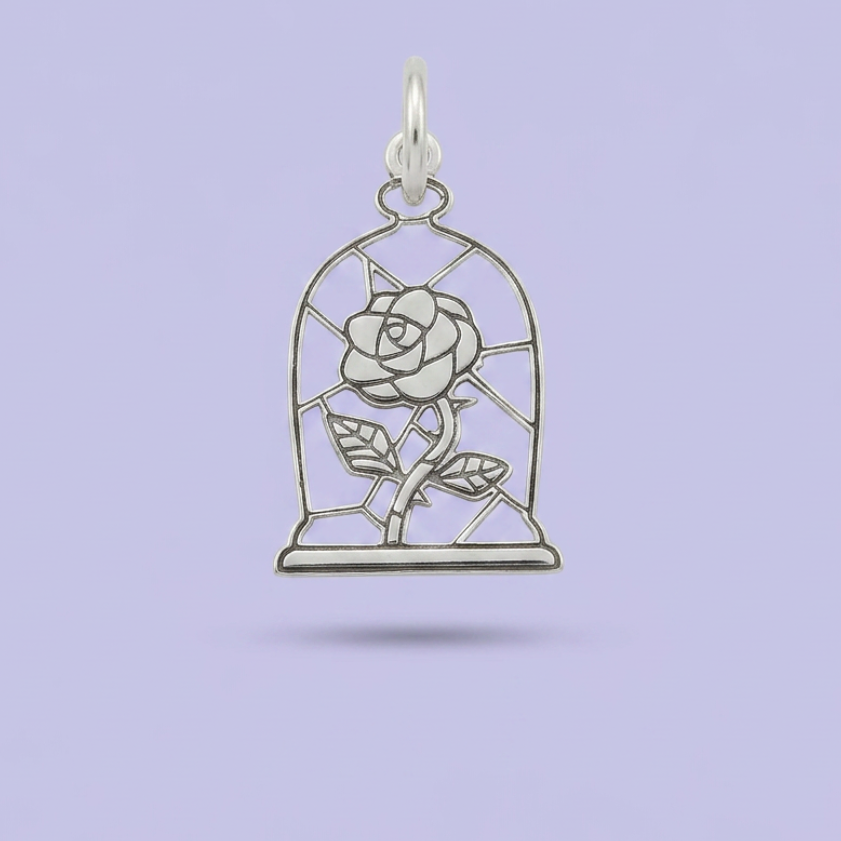 Dije de Plata .925 Rosa Encantada mod. 2497
