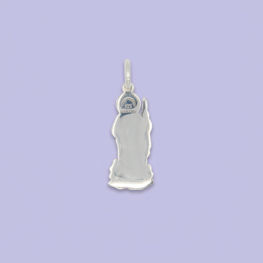 Dije de Plata .925 con Imagen de San Judas en Diseño Plano mod. 2557