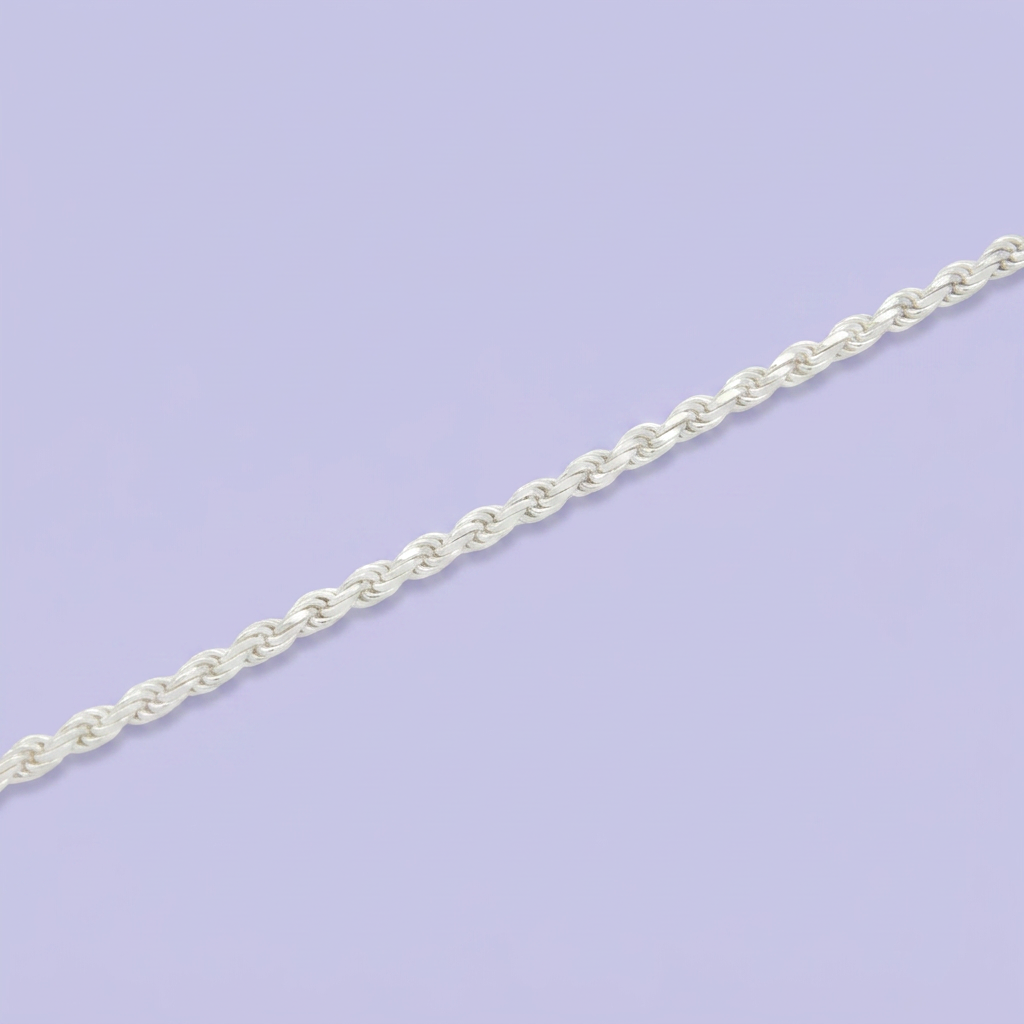 Pulsera de Plata .925 Tejido Torzal Hueco mod. 2449