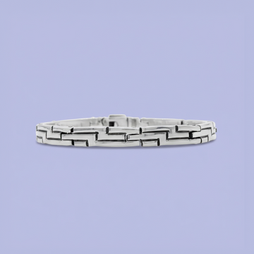 Pulsera de Plata .925 Barroco de Diseño Escalonado mod. 2137