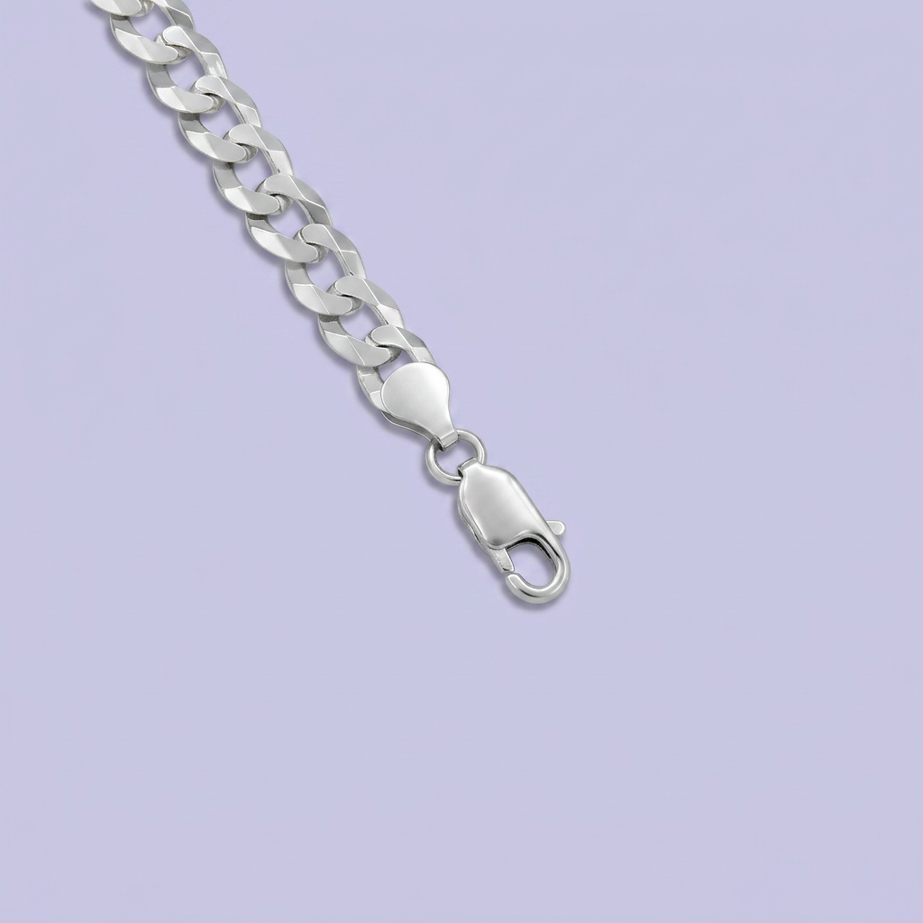 Esclava de Plata .925 de Tejido Barbado Liso mod. 2318