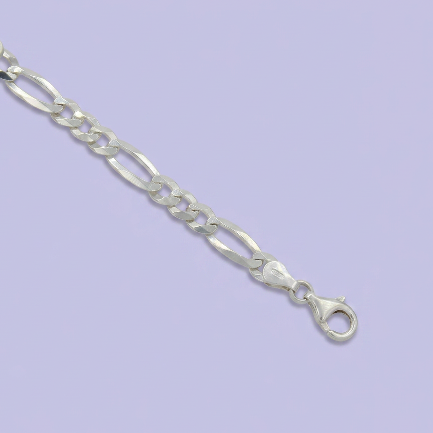 Esclava de Plata .925. de Tejido 3x1 Facetado Hueco mod. 2397