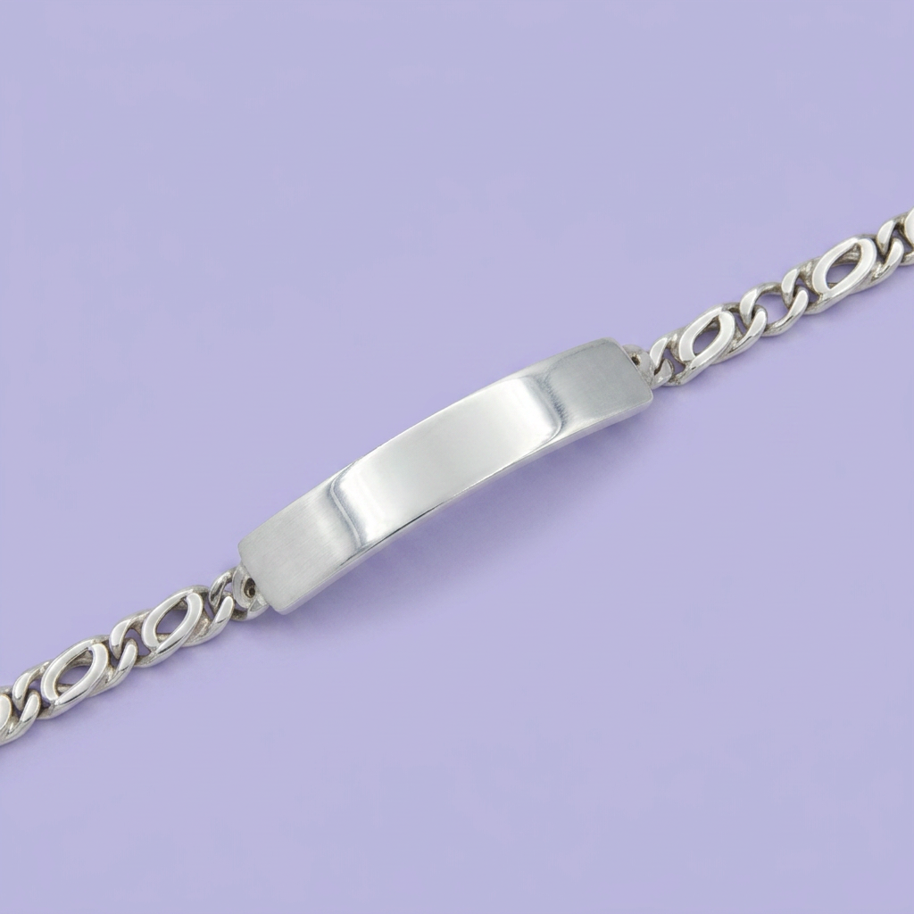 Esclava de Plata .925 con Diseño de Ojo de Tigre mod. 2319