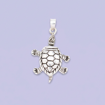 Dije de Plata .925 Tortuga Especial Grande y Brillante mod. 2856
