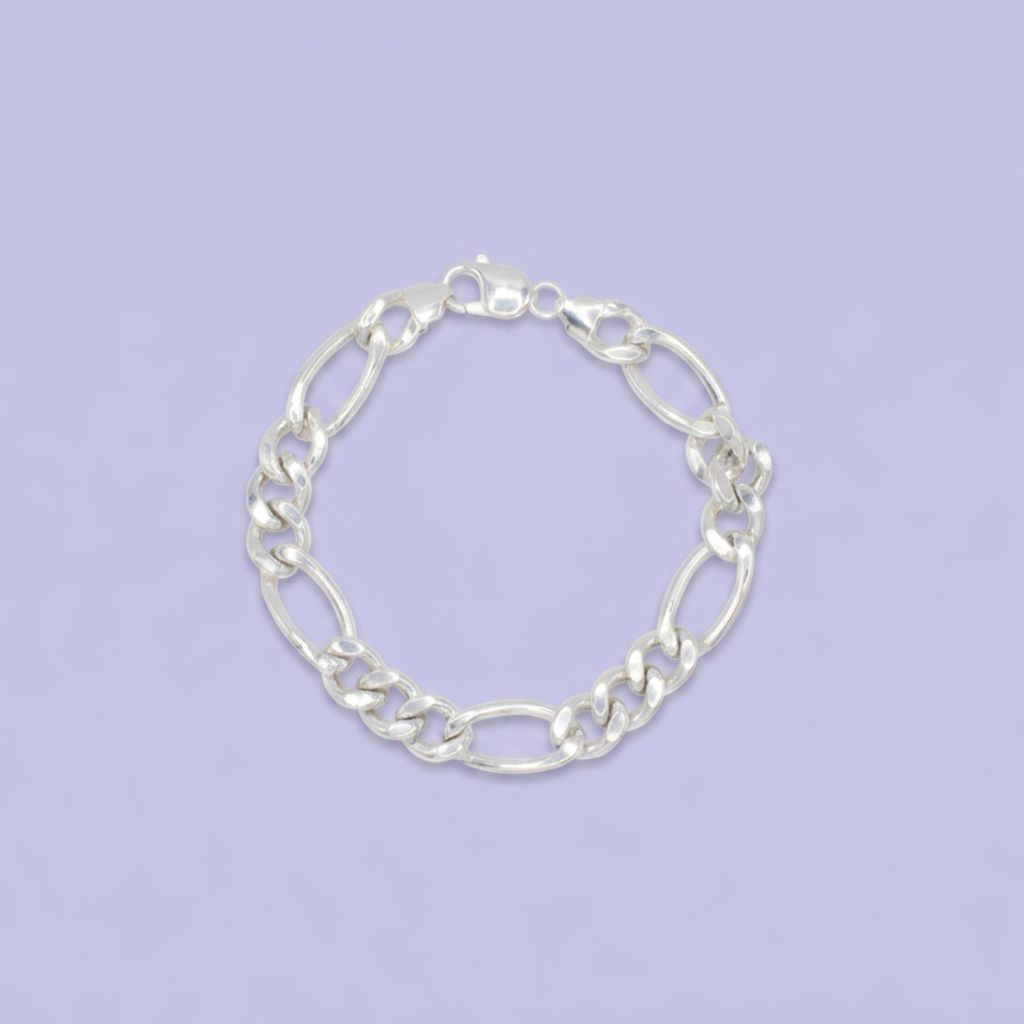 Pulsera de Plata .925 Tejido 3x1 Hueca mod. 2816