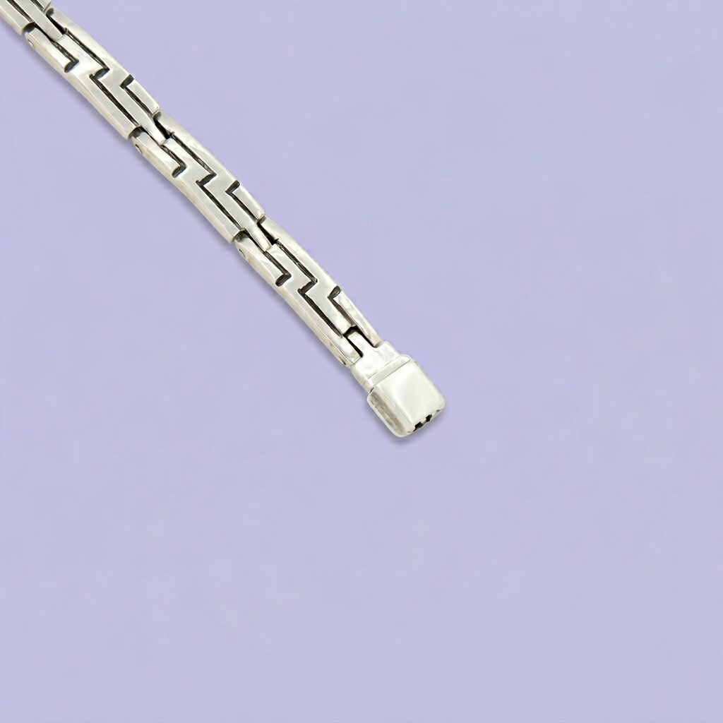 Pulsera de Plata .925 Barroco de Diseño Escalonado mod. 2137