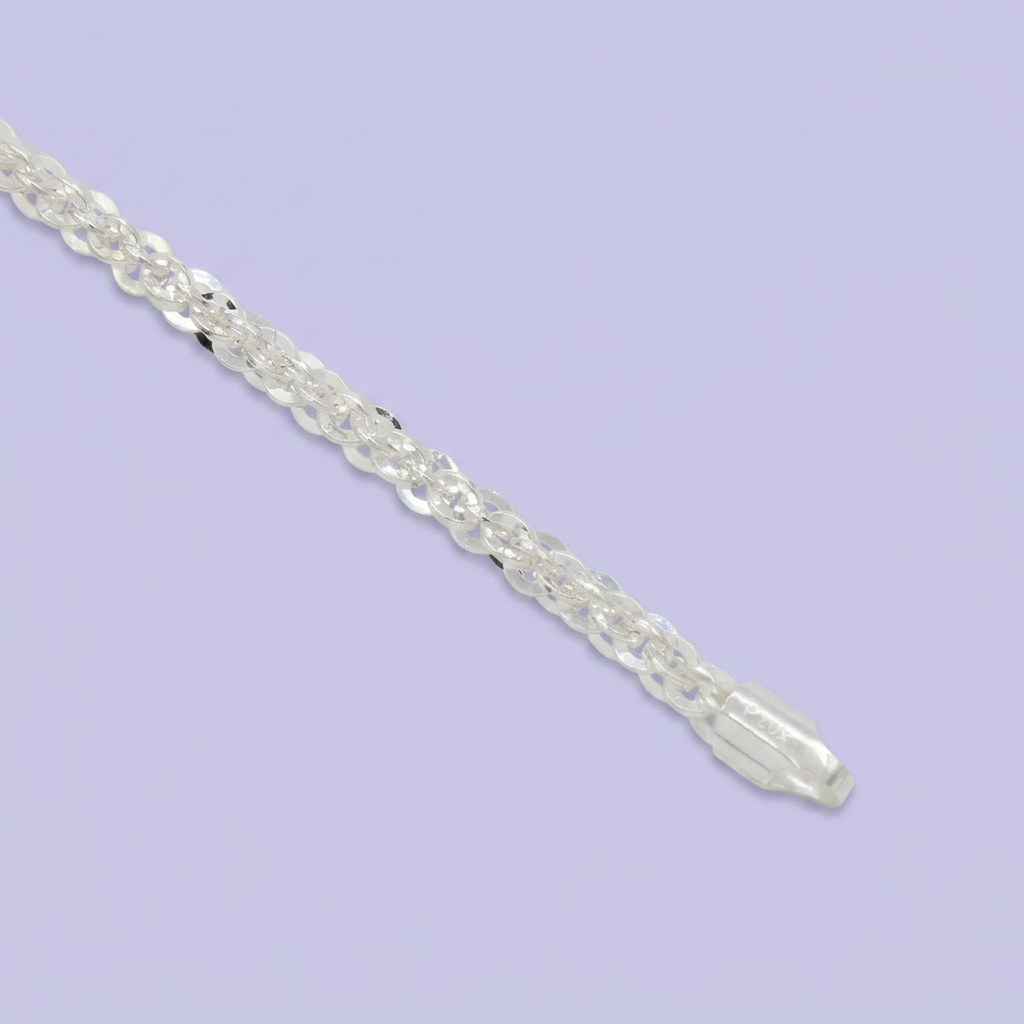 Pulsera de Plata .925 de Tejido Rolo Doble mod. 2456