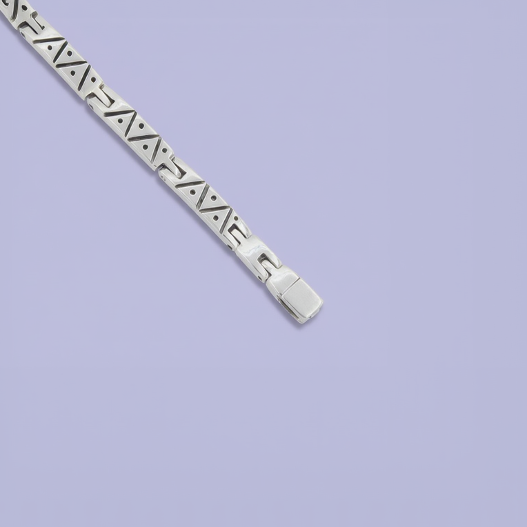 Pulsera de Plata .925 Barroco Triangulos mod. 2132