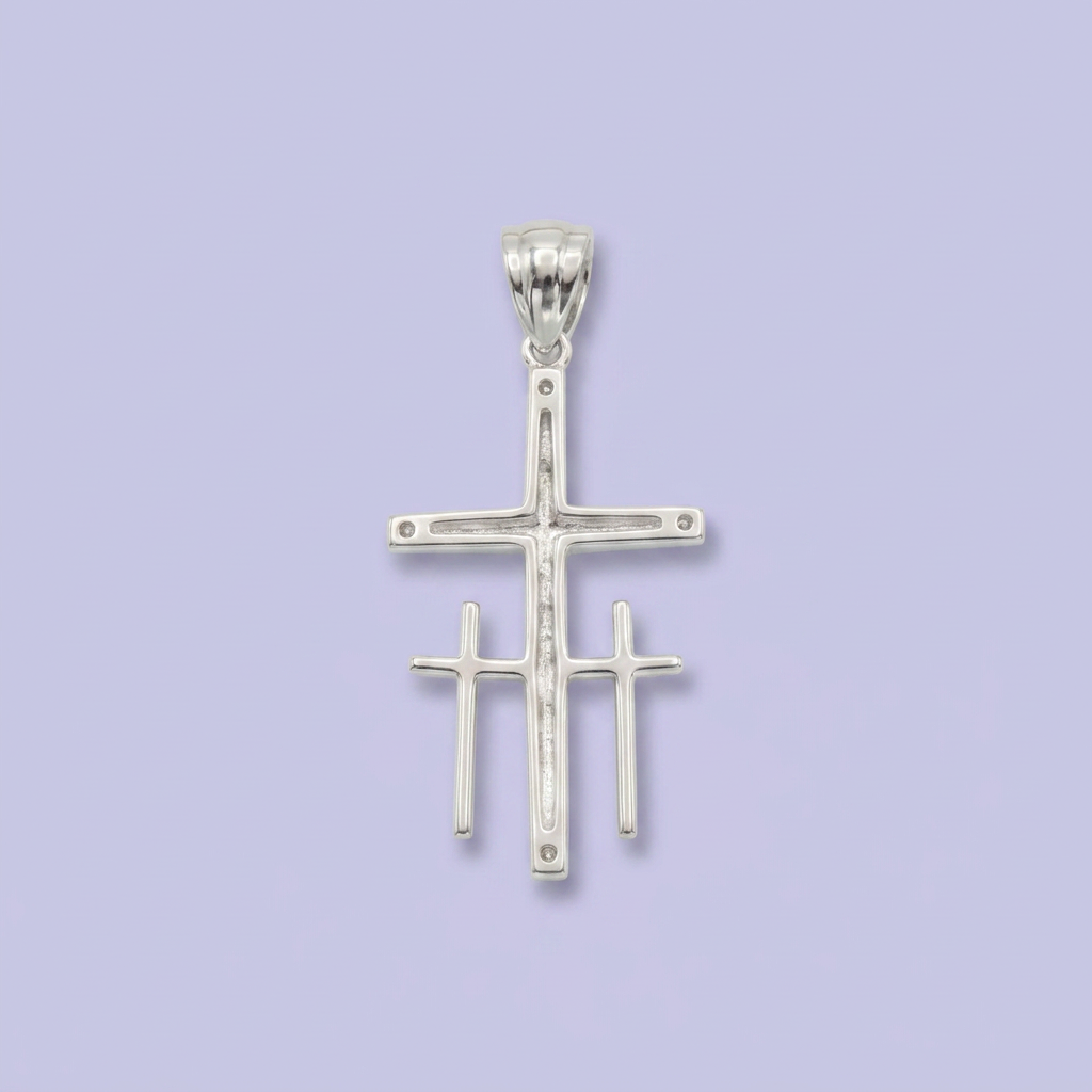 Dije de Plata .925 Tres Cruces mod. 2687
