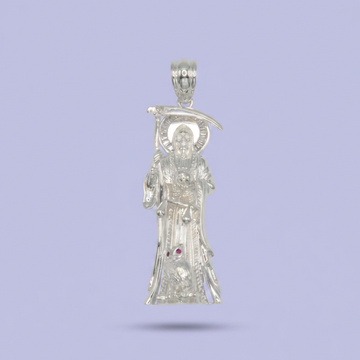 Dije de Plata .925 Santa Muerte Brillante 3D mod. 2596