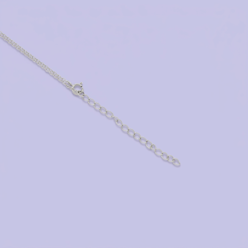 Gargantilla de Plata .925 Diseño LOVE con Zirconias y Corazón mod. 2431