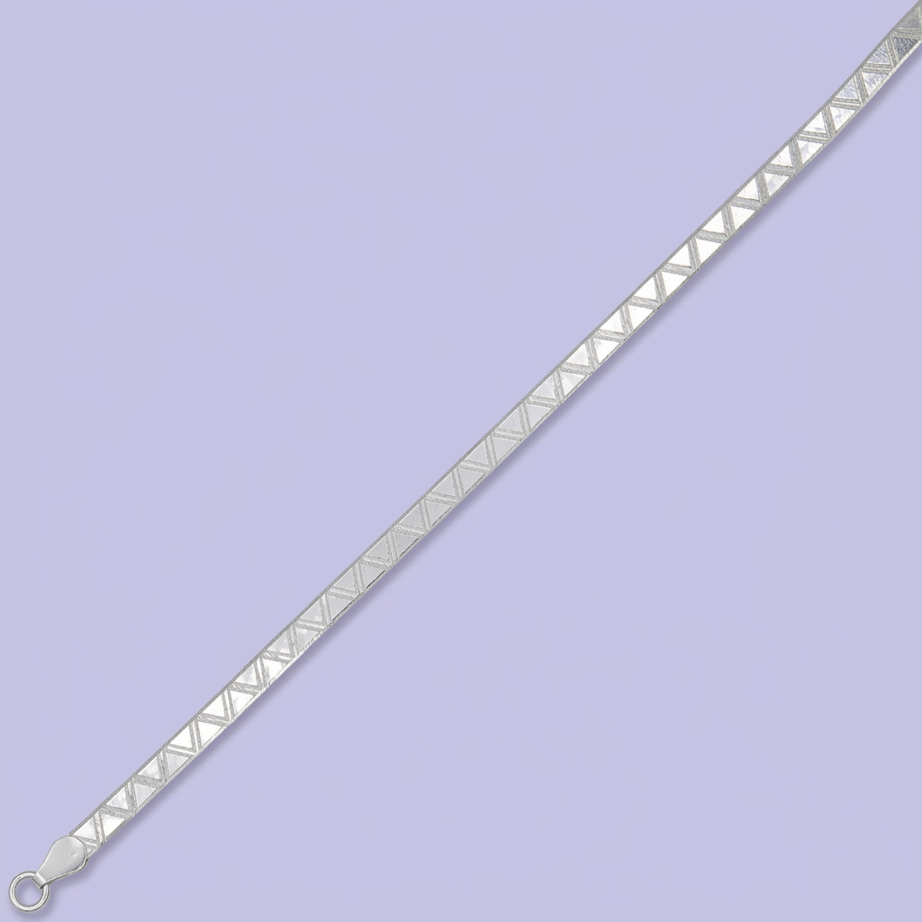 Pulsera de Plata .925 Triángulos Brillantes mod. 2815