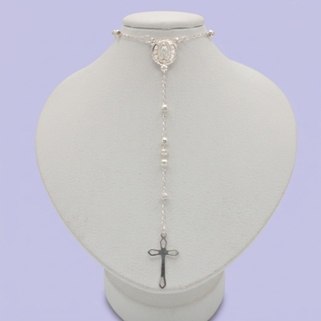 Rosario de Plata .925 Bolita Facetada mod. 2702