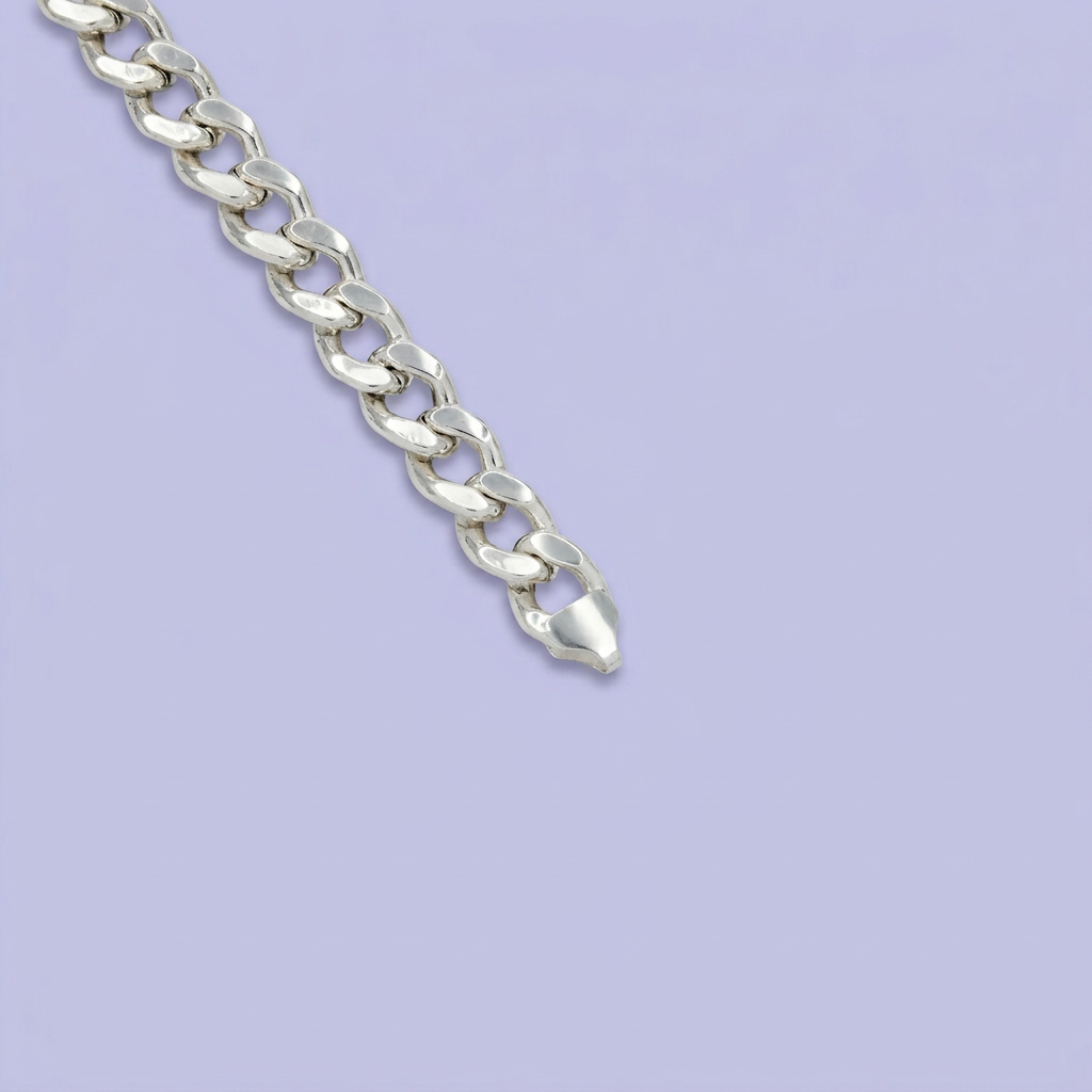 Pulsera de Plata .925 Barbado Grueso mod. 2142