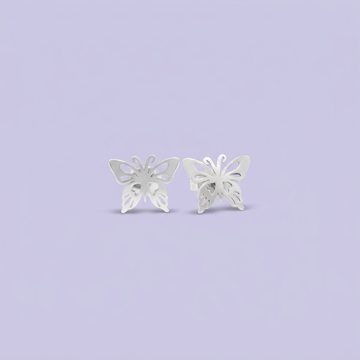 Arete de Plata .925 Mariposa Calada mod. 2968