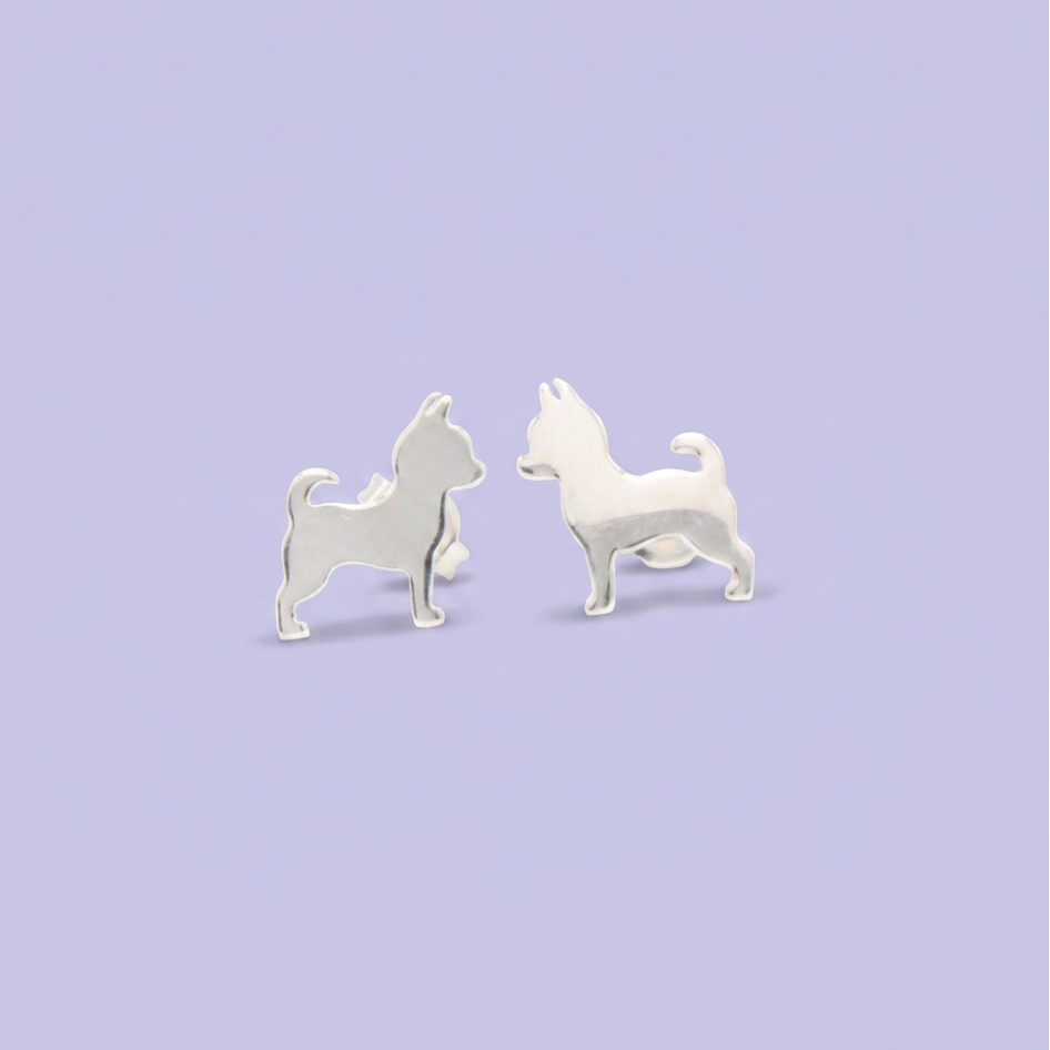 Arete de Plata .925 Perro Chihuahua mod.3006