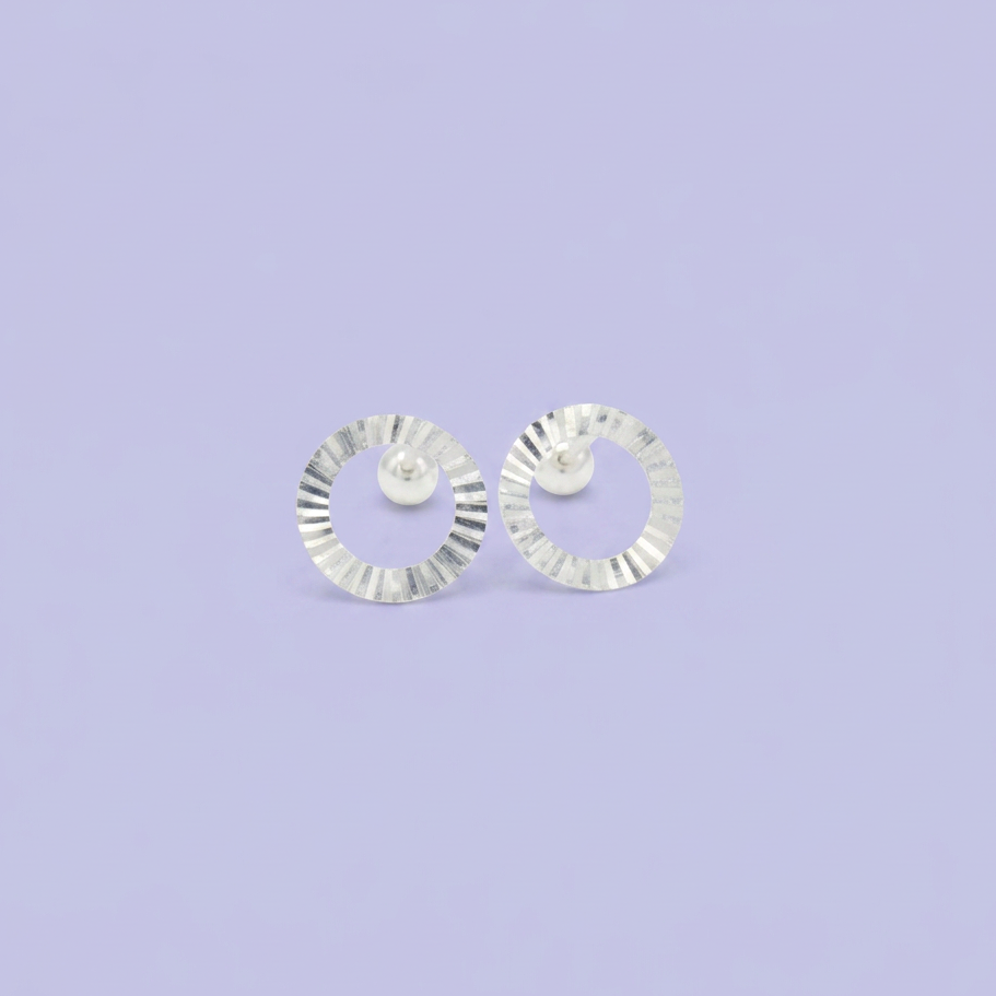 Broquel de Plata .925 Circular Radiante mod. 2529