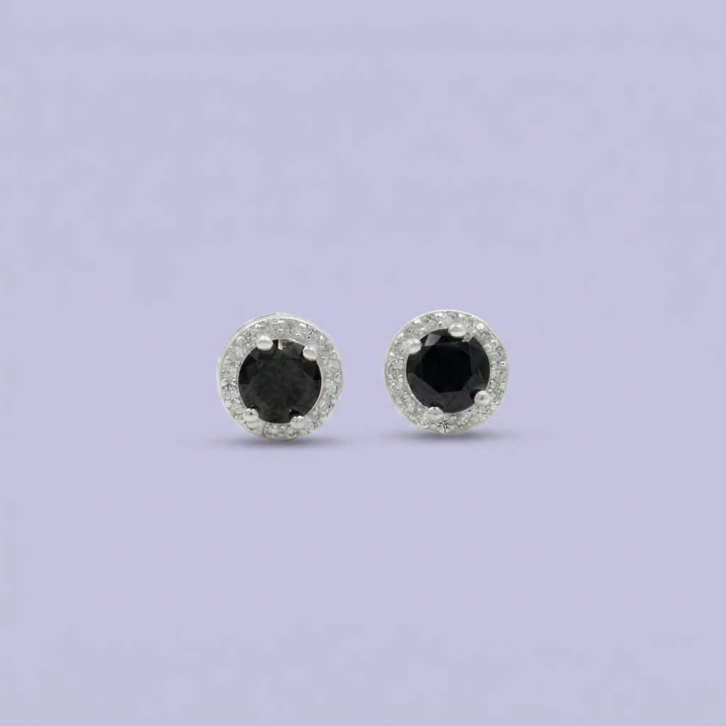 Coordinado de Plata .925 Elegante Noir mod. 2586