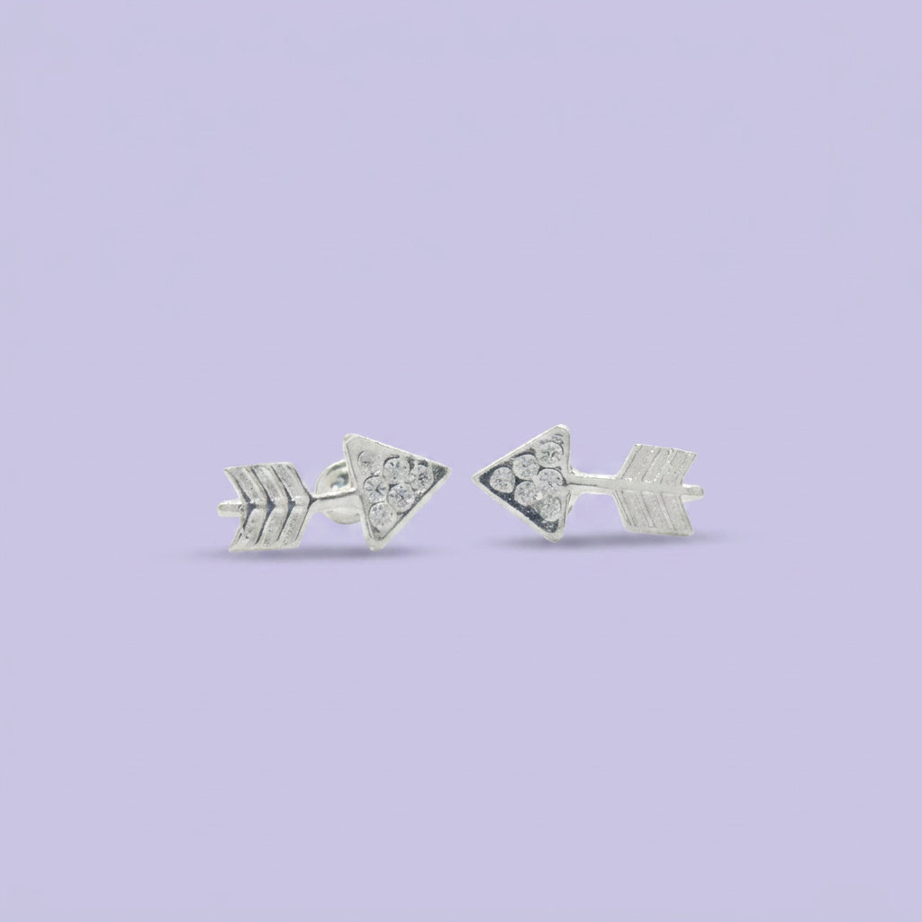 Broquel de Plata .925 de Flechas con Zirconias mod. 2335