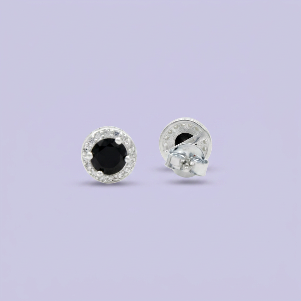 Coordinado de Plata .925 Elegante Noir mod. 2586