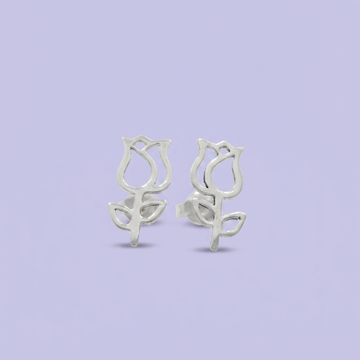 Arete de Plata .925 Rosa Brillante mod. 2406